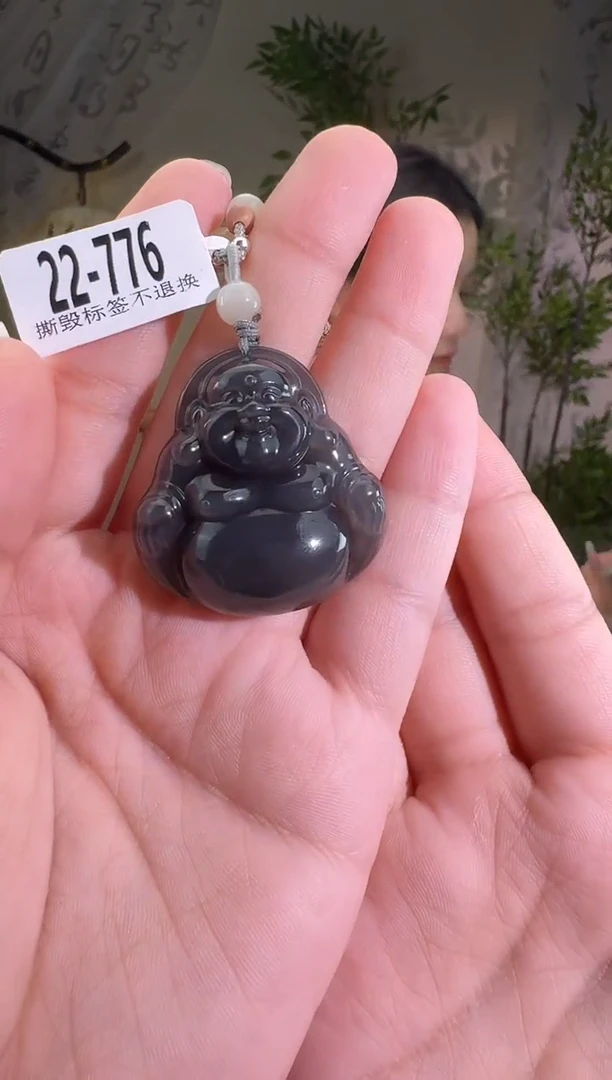 和田玉未镶嵌颈饰佛公776