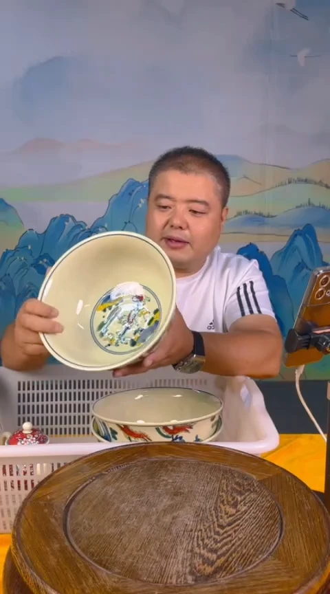 摆件景德镇陶瓷青花摆件112