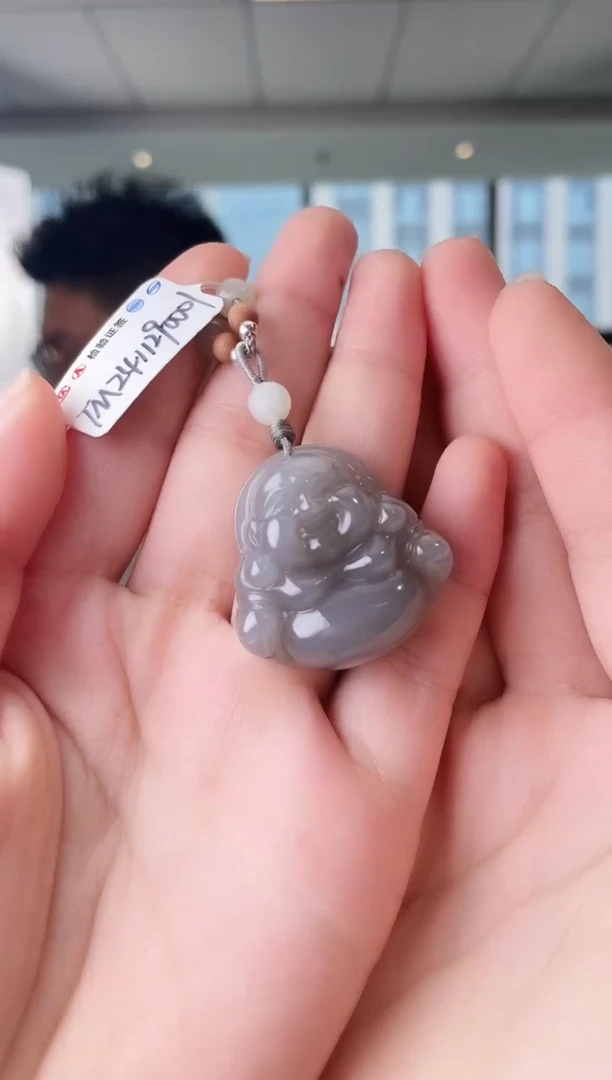 和田玉未镶嵌颈饰佛公 xp