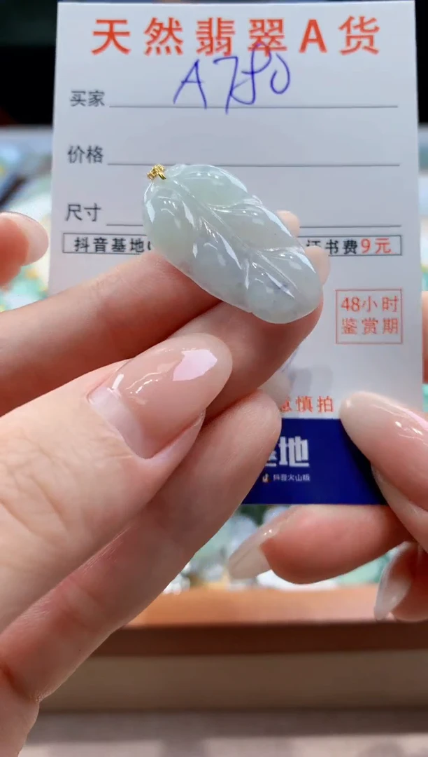 翡翠未镶嵌颈饰天然A货翡翠挂件