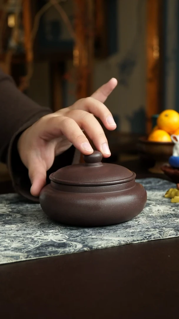 茶杯紫砂15号 茶叶罐 宜兴紫砂原矿作品