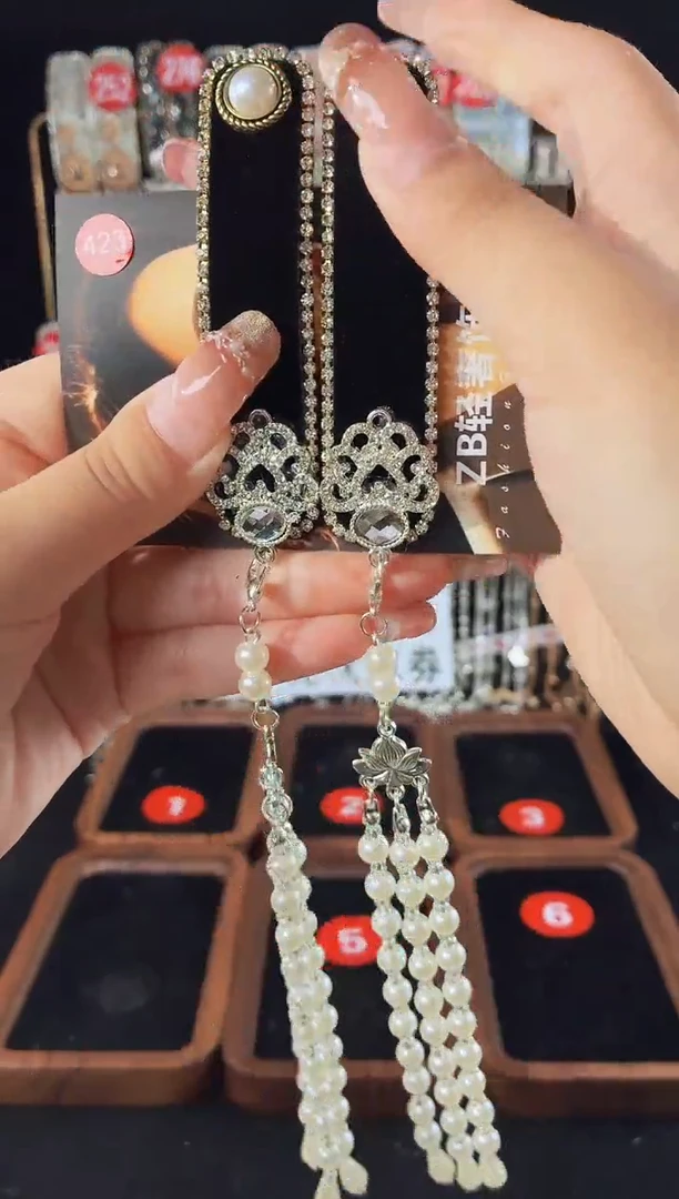 皮质铁合金423原创发夹一对