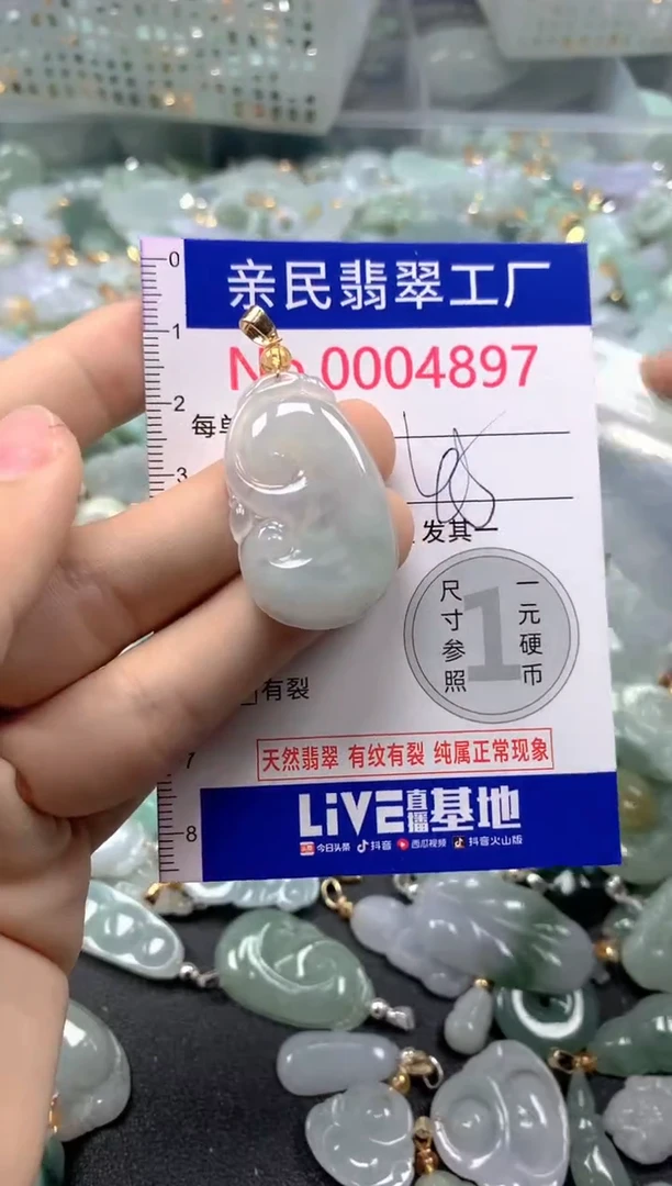 吊坠(不含链)未镶嵌翡翠4897