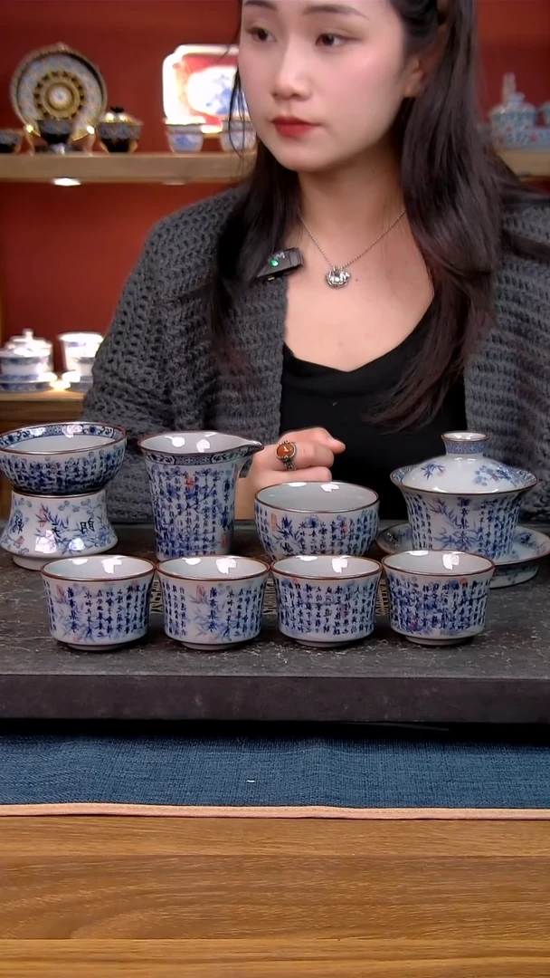 简装家用款8件套 老陶泥开片纹陶瓷茶具