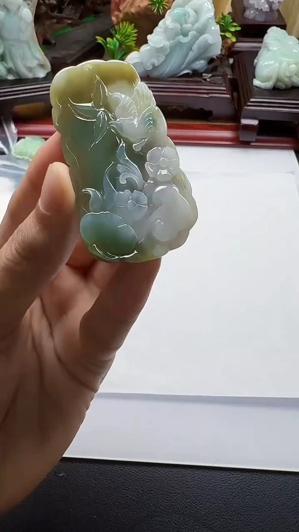 吊坠(不含链)未镶嵌翡翠1
