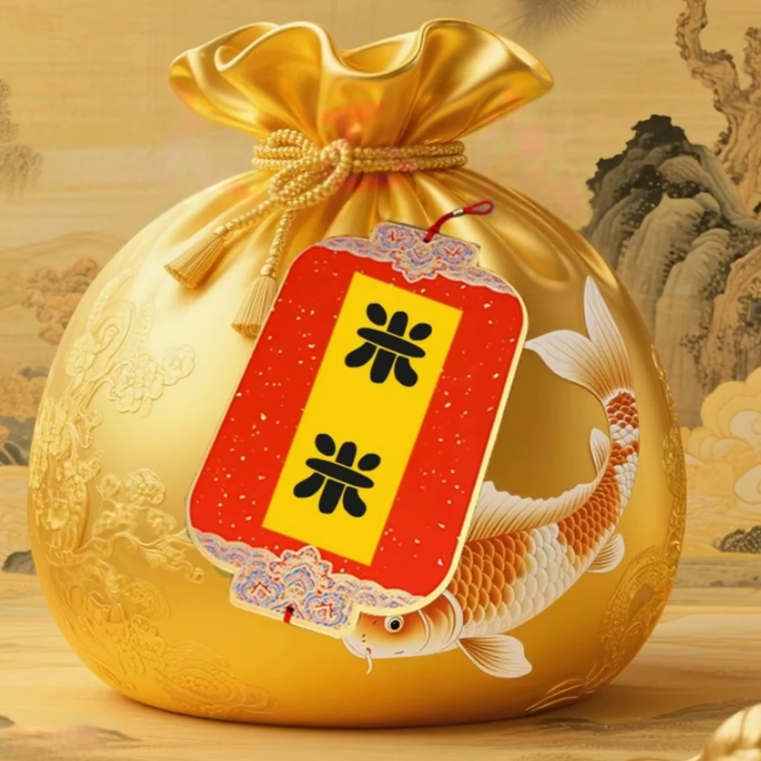 3号米不够花【崇明】聚米偏偏爱上你生肖挂饰福袋