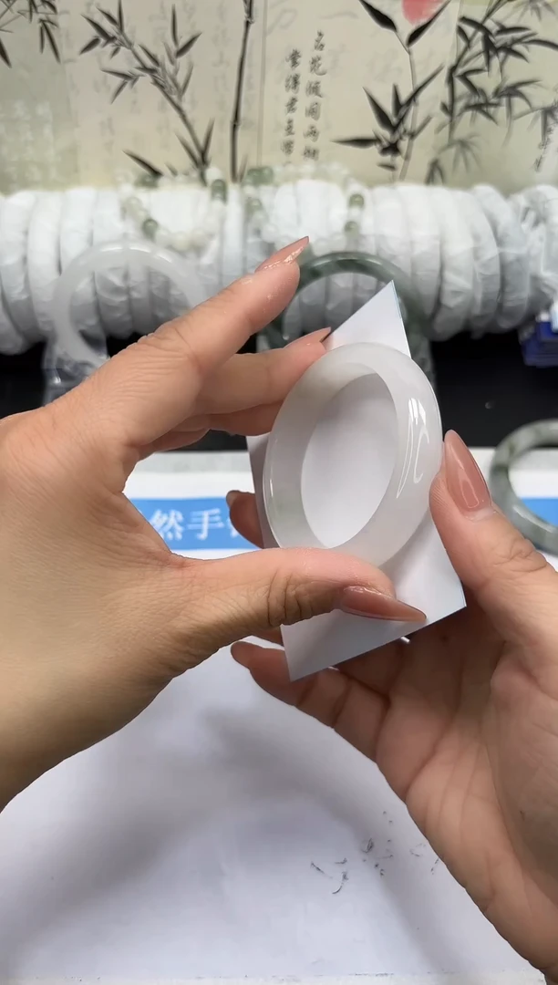 未镶嵌手镯石英质玉A48-49/50/51