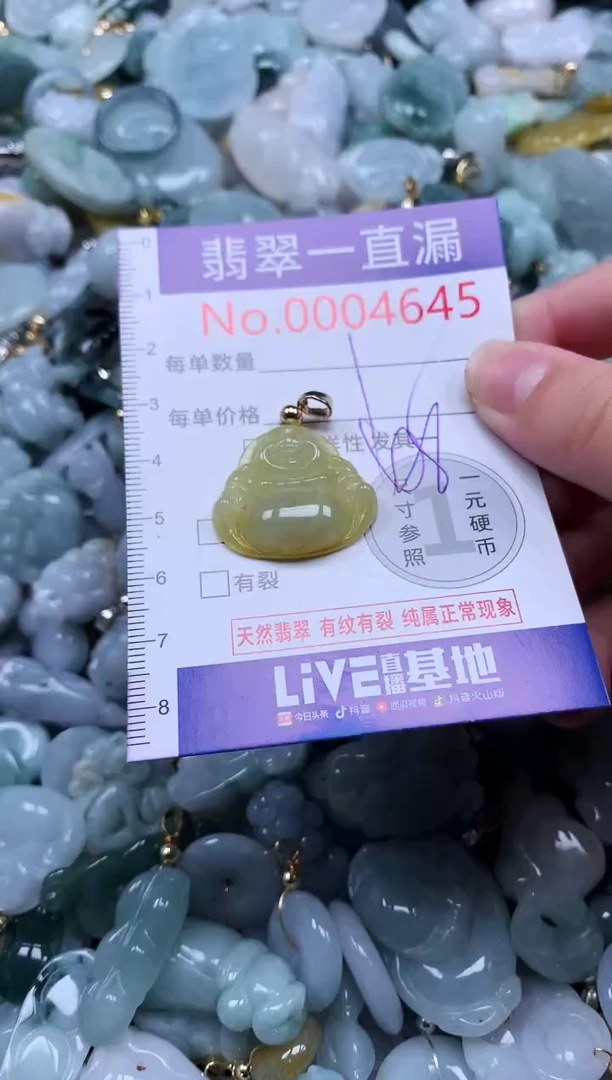 【闪购商品】翡翠未镶嵌吊坠(不含链)4645