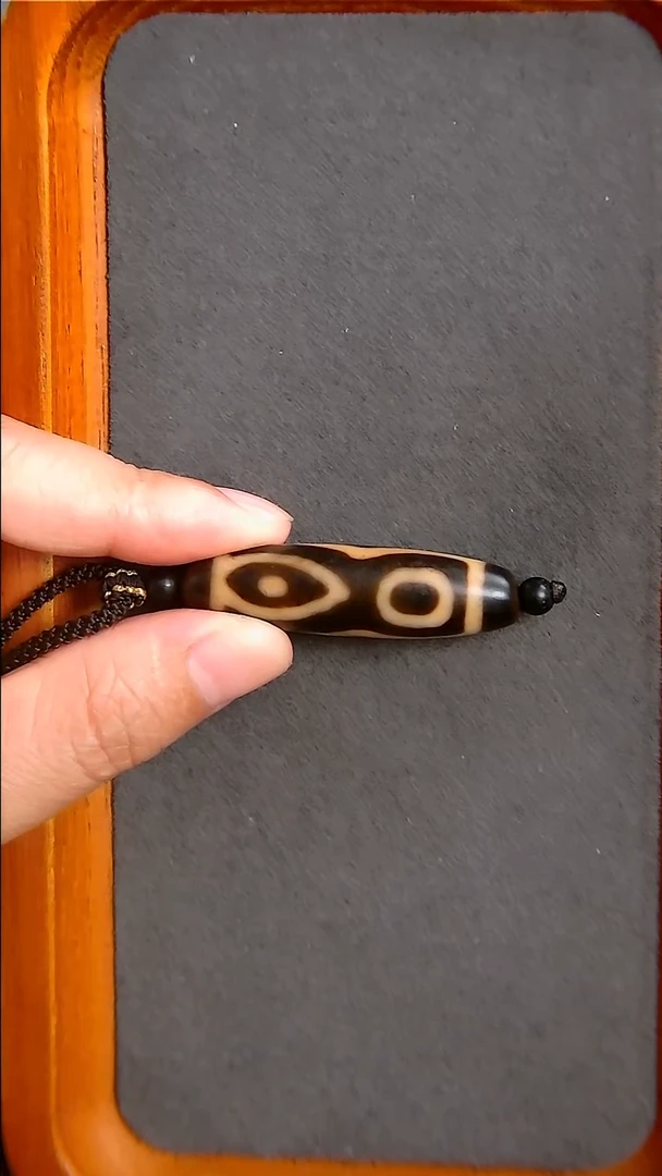 未镶嵌玛瑙/玉髓珠宝半成品上肯全手神湖三眼12*44