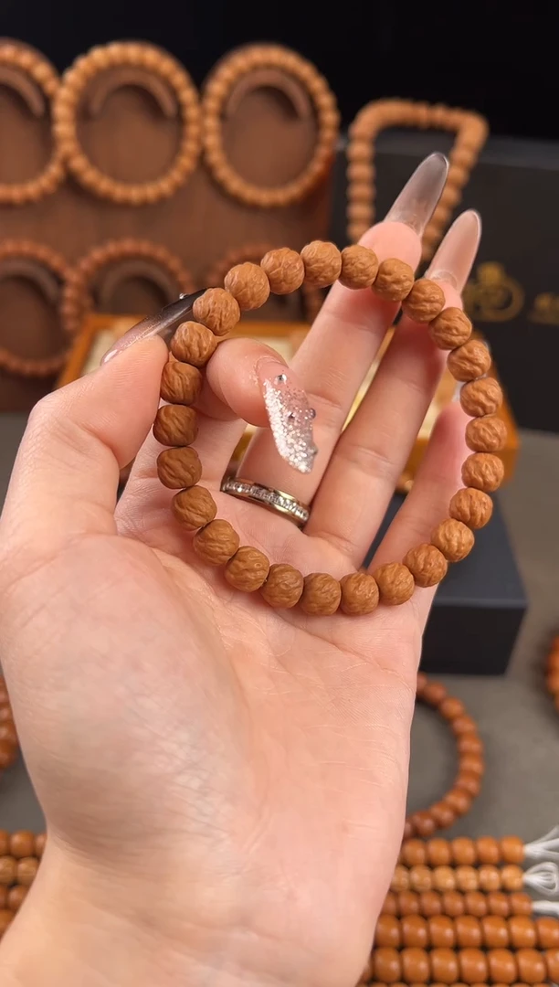 手串猴头核桃9+魔丸全品无暇