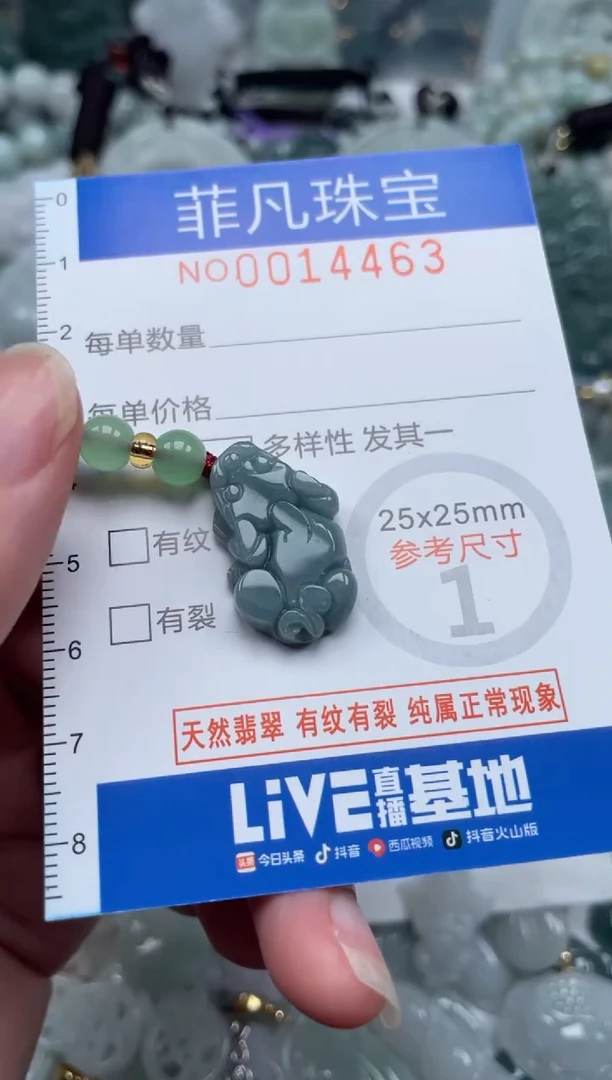 颈饰未镶嵌翡翠14463