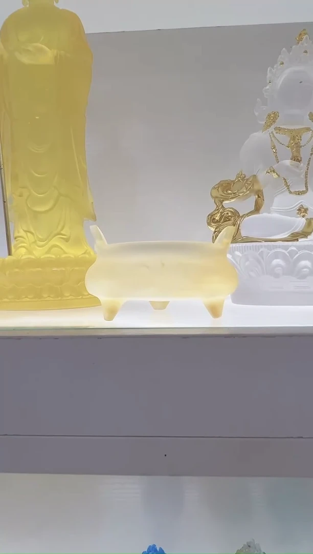 手工艺品琉璃古法琉璃宣德炉