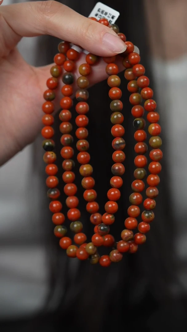 未镶嵌A128（多样性发一件）南红玛瑙多圈