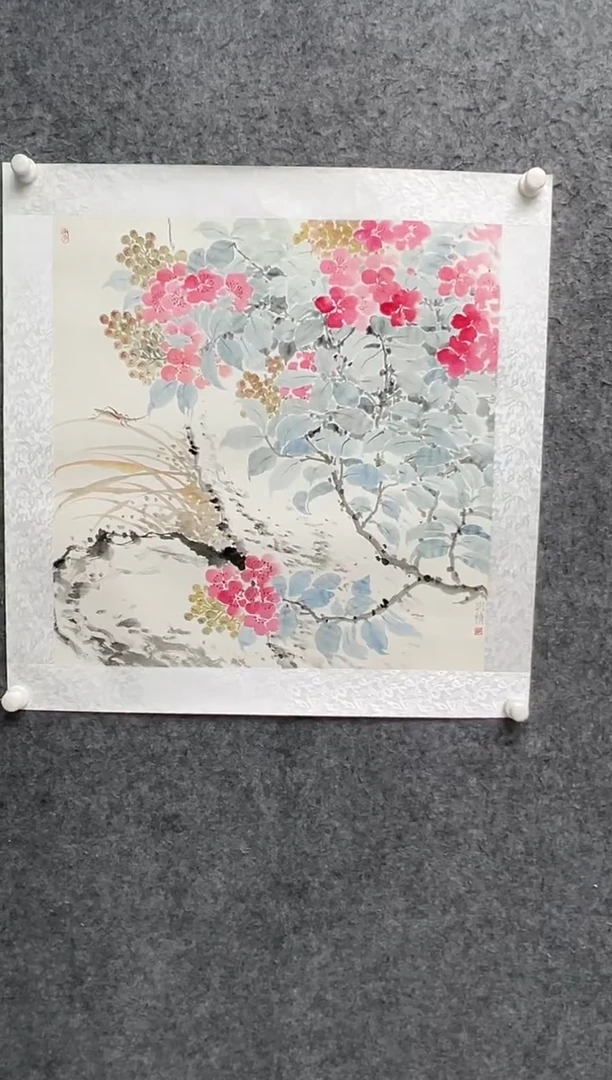 国画邹训精-4平尺-国画作品