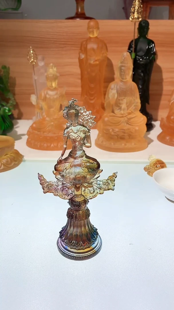 手工艺品琉璃彩色七政宝之一