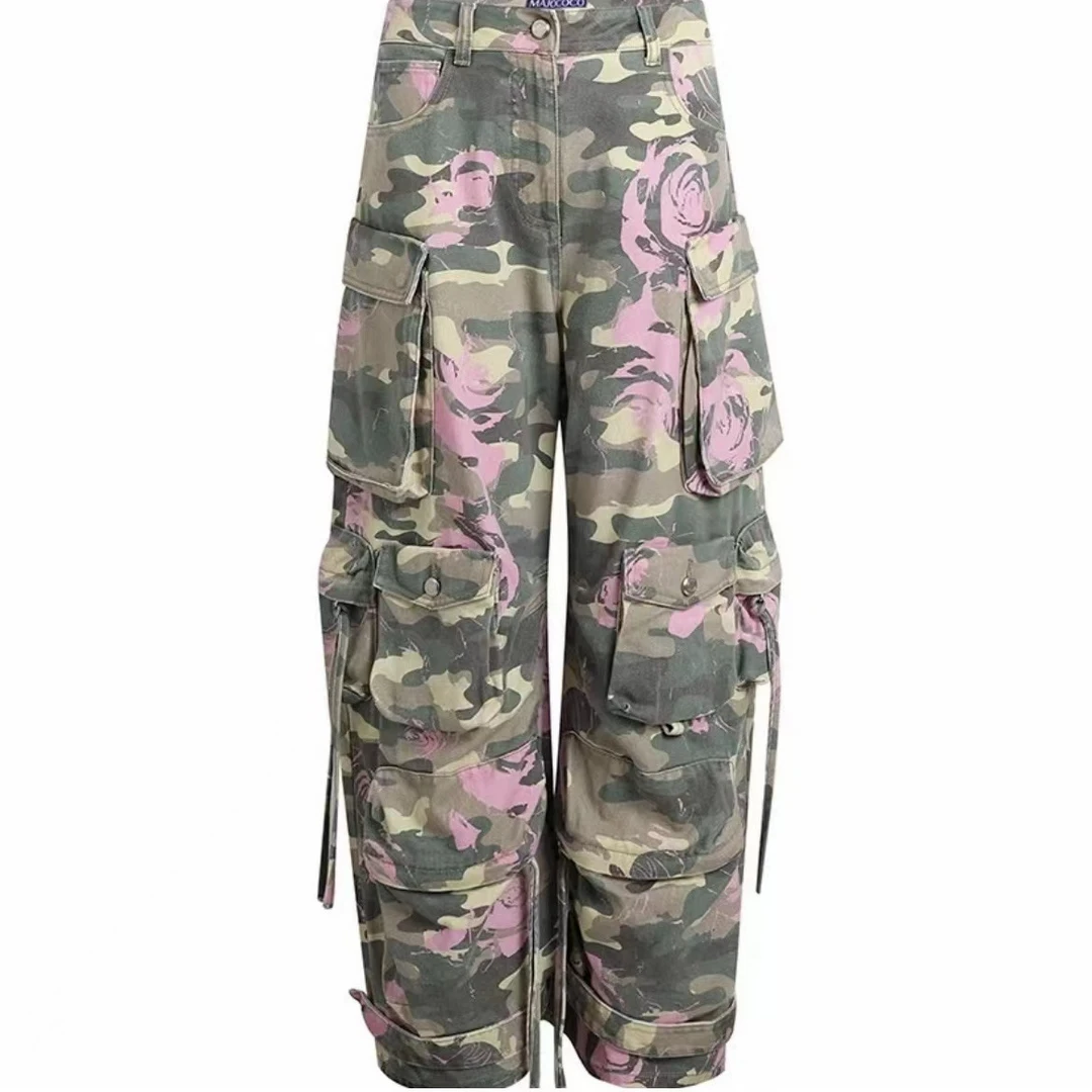 Arielzhang严选荒野玫瑰12口袋重磅纯棉工装裤