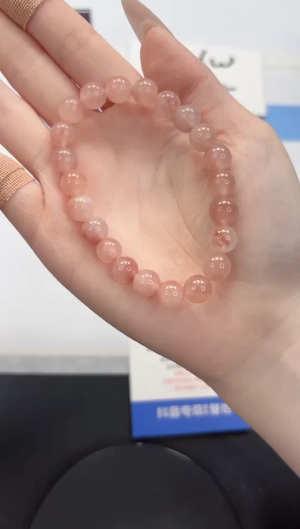【闪购商品】石英质玉手镯未镶嵌桃花zc