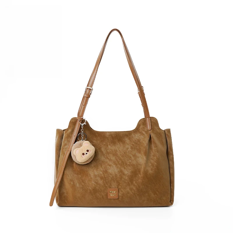 【琥珀流光】稻草人新品百搭款简约韩系上班通勤小个子大容量斜挎包