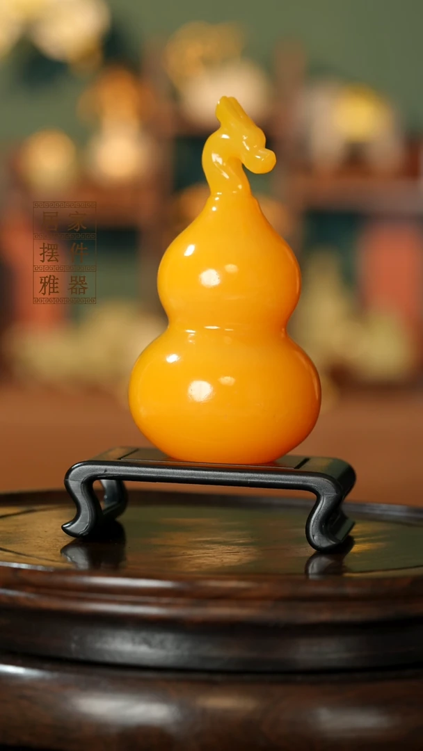 玉《龙头葫芦》摆件