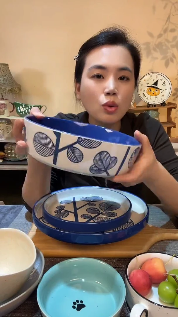 瓷片9英寸碗  微瑕介意勿拍