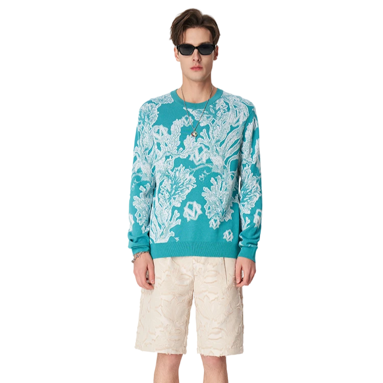 曼加龙25年春夏夏季薄款免烫满印欧美休闲风男款短裤中腰秋季3708