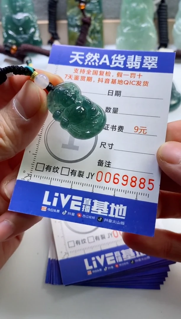 【闪购商品】翡翠挂件未镶嵌