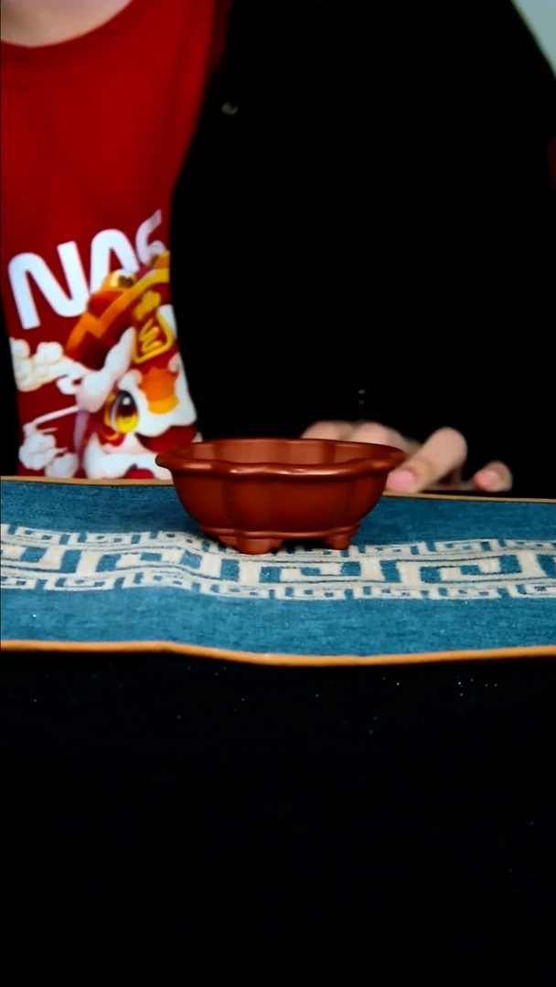 【闪购商品】紫砂花盆9*8*3内径紫砂花盆