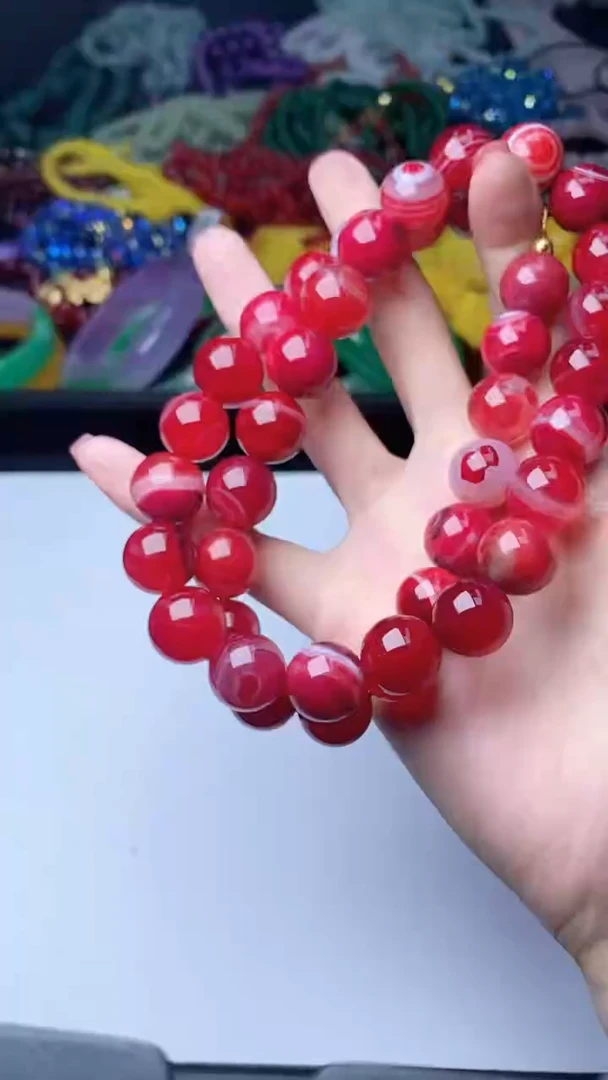 石英质玉手链未镶嵌v294