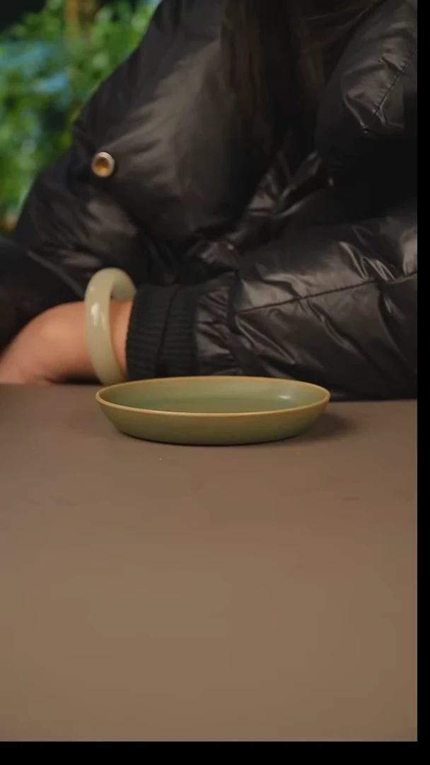 仿古柴烧奉化碟