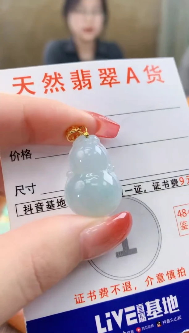 颈饰未镶嵌翡翠天然A货翡翠挂件