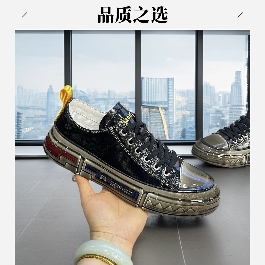 四季款男士透气休闲运动板鞋上市