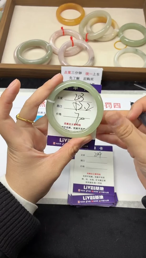 未镶嵌手镯石英质玉203