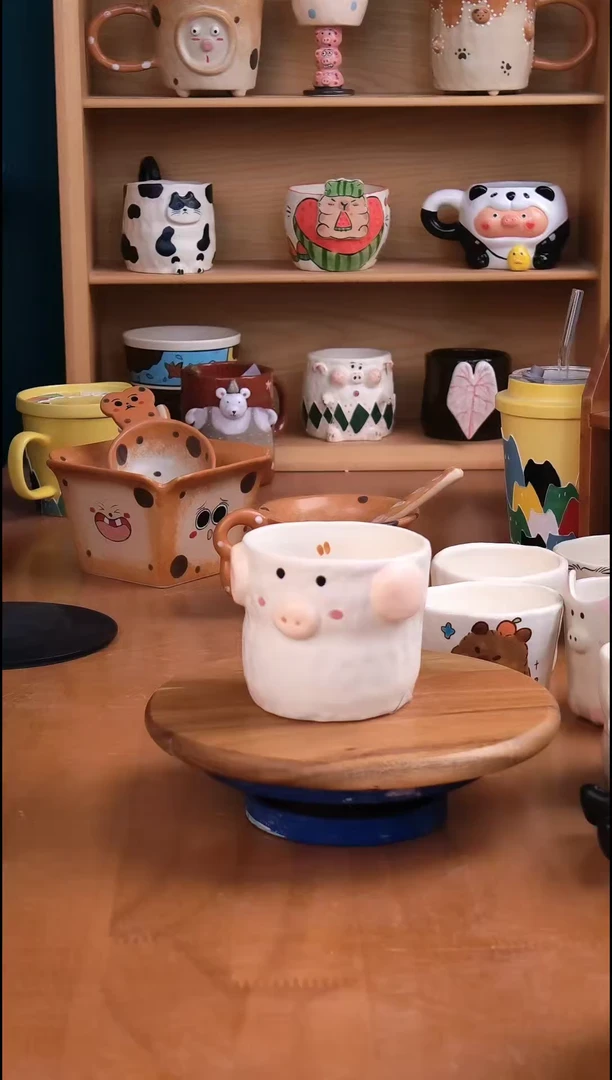 摆件陶景德镇原创手工陶瓷