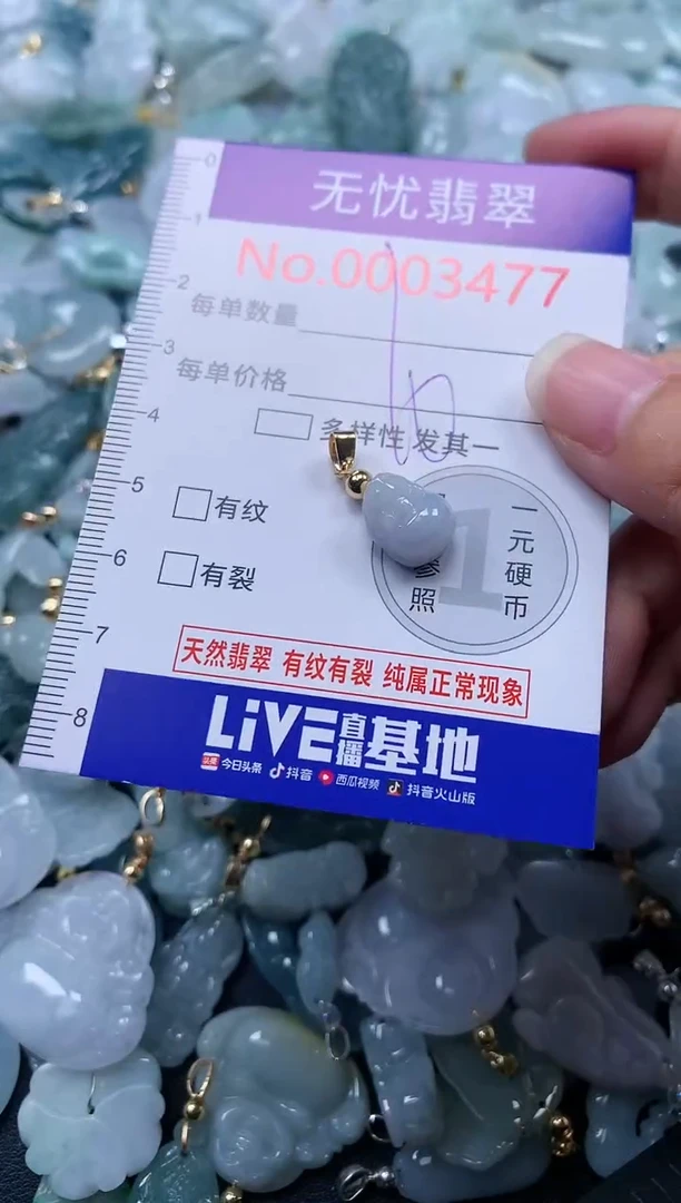 颈饰未镶嵌翡翠3477