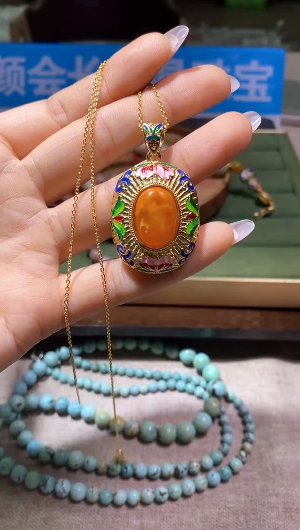 【闪购商品】蜜蜡颈饰未镶嵌多样性发一件439