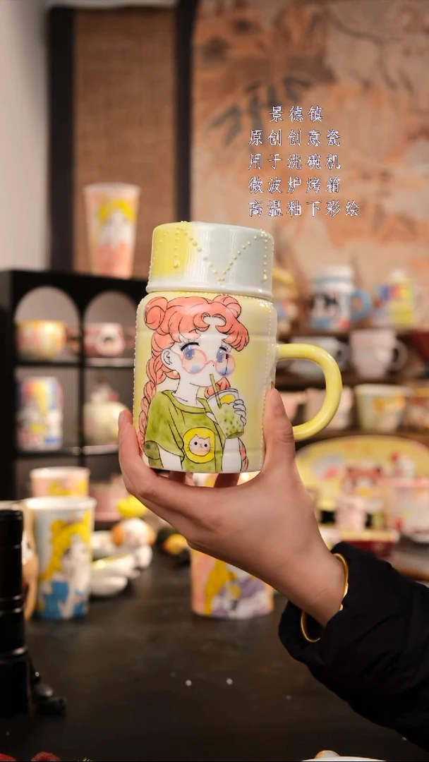 摆件陶旺的可以陶瓷设计师款