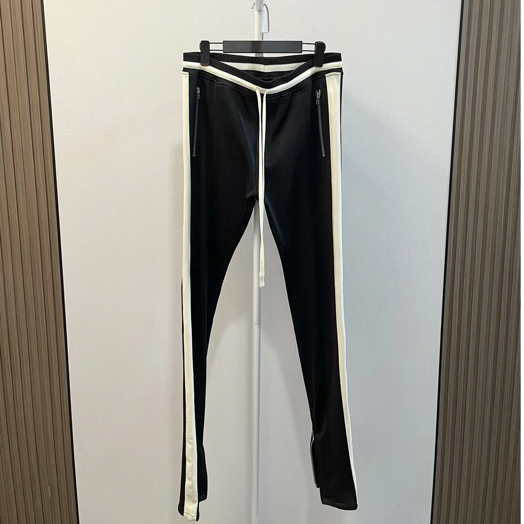 99新  Fear Of God/FOG/主线第五季黑白拼接侧边拉链运动长裤/M码