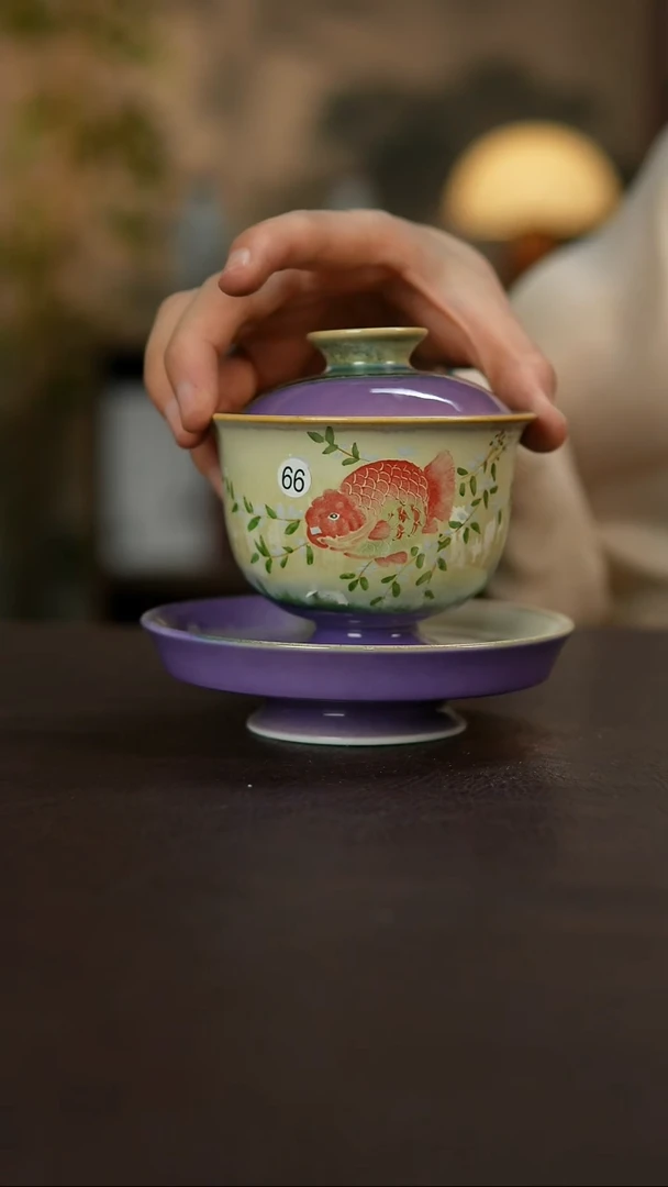 杯景德镇陶瓷杯碗柴烧多人