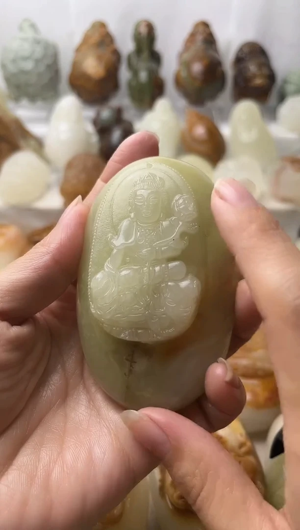 石材方解石棉纹正常不退换普贤微瑕