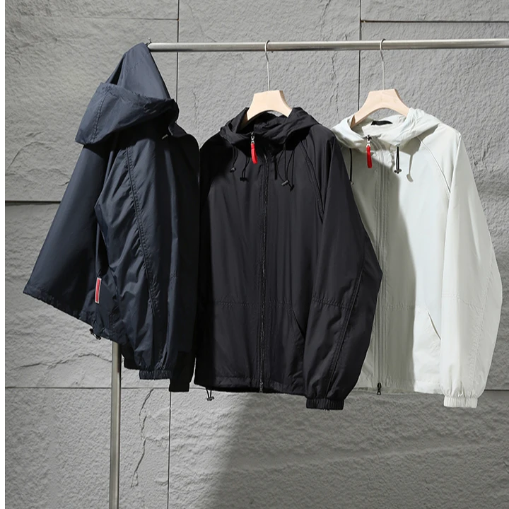 城市机能系列！轻量化防风防泼水！户外连帽夹克冲锋衣宽松薄款