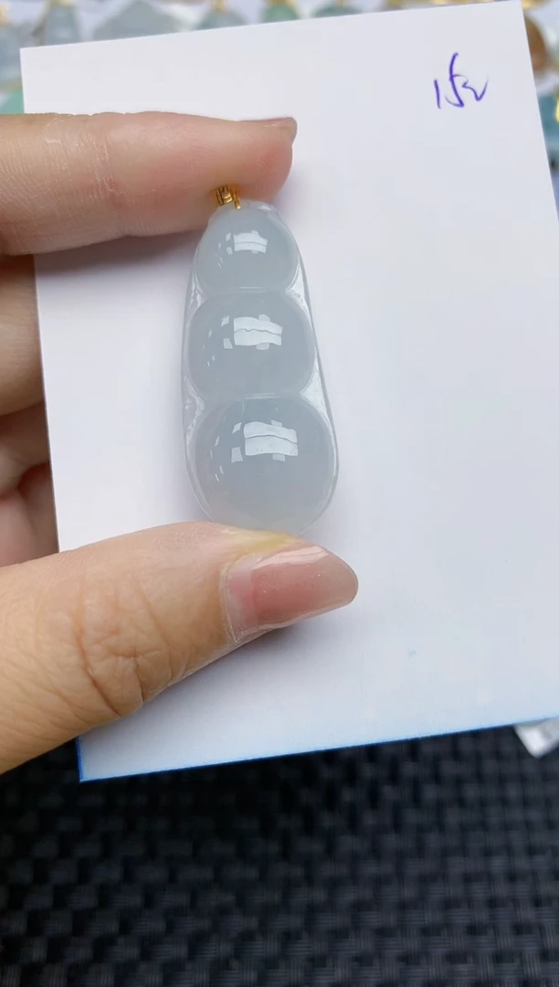 【闪购商品】翡翠颈饰18K金镶嵌天然A货翡翠 152