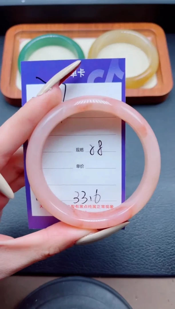 未镶嵌手镯石英质玉37-58