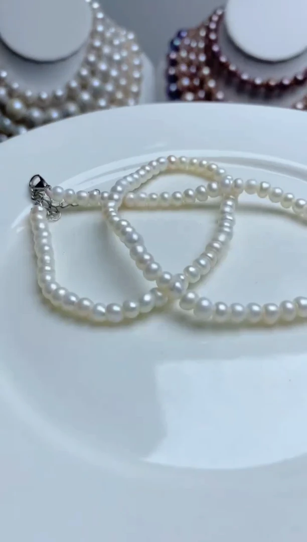 淡水珍珠未镶嵌颈饰2135