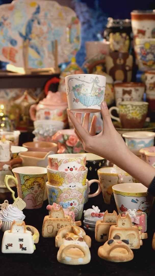 其他陶景德镇釉下彩手绘设计师款陶瓷