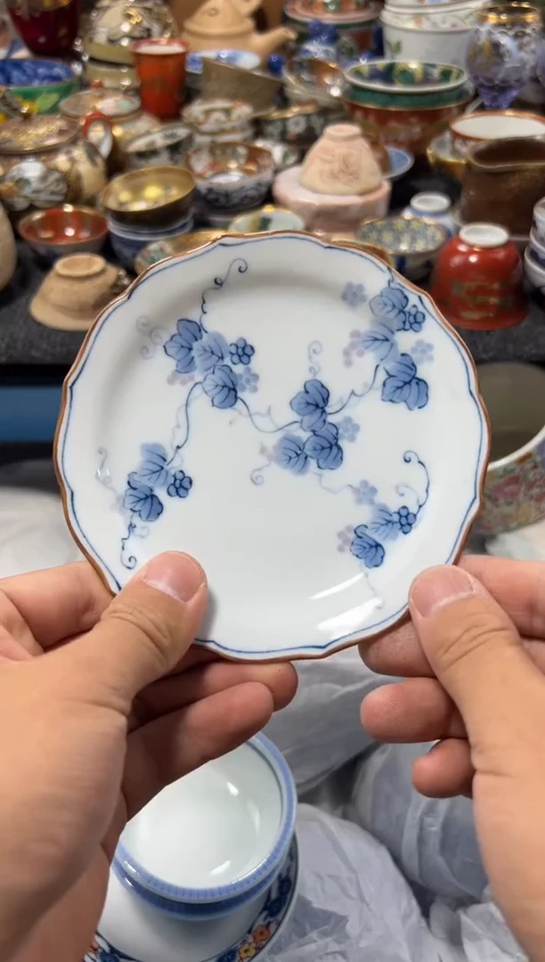 瓷片肉*头夏目海外回流瓷器中古品。