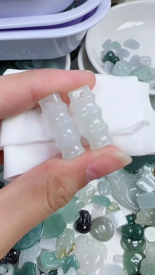 散珠翡翠412号链接，A货翡翠