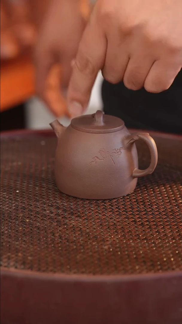 茶壶紫砂原矿手工制作