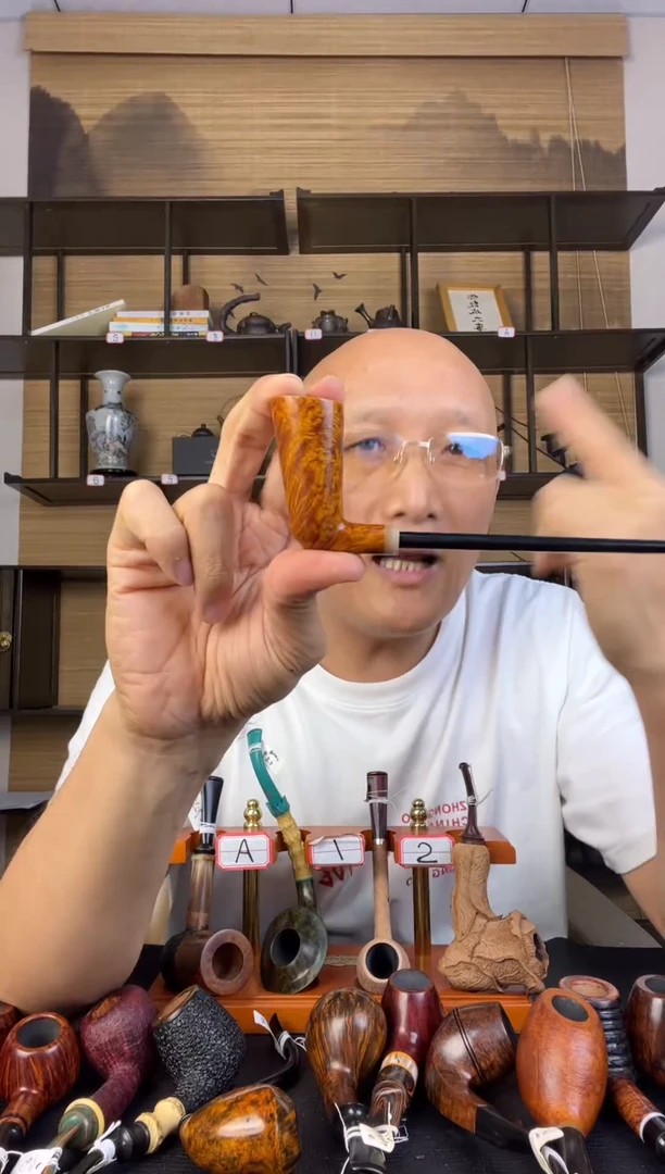 石楠木纯手工意大利石楠木烟斗