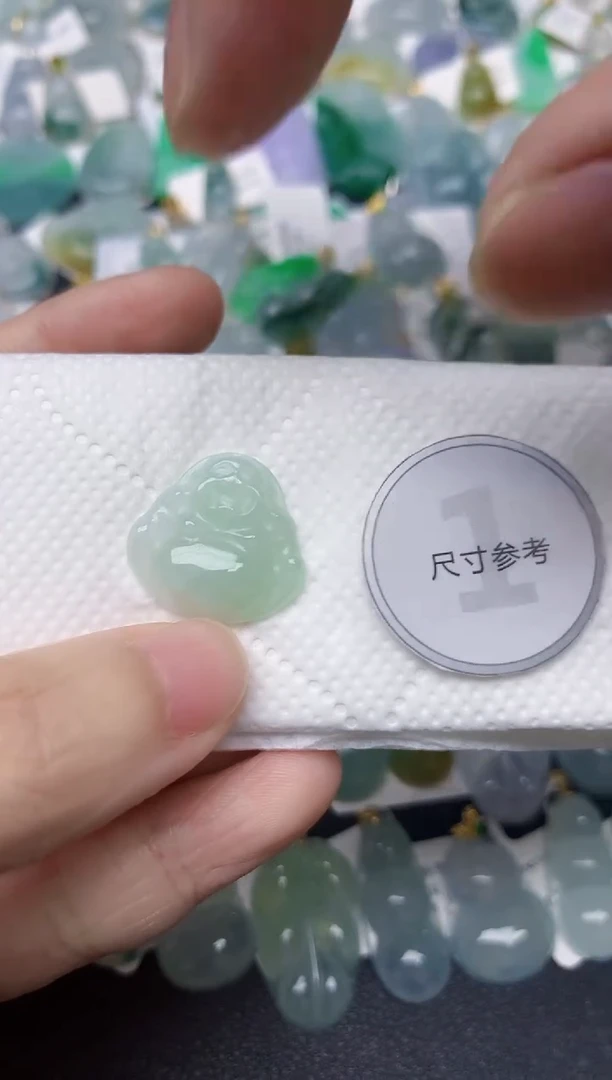 颈饰未镶嵌翡翠天然缅甸A货翡翠