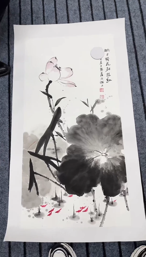 精品国画三尺花鸟